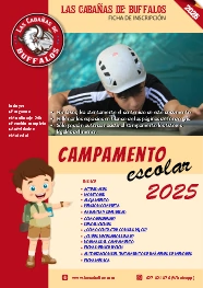 portada ficha campamento escolar 2025
