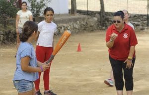 Beisbol en campamento de verano