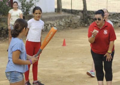 Beisbol en campamento de verano