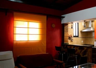 INreior de cabañas turismo rural