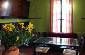 Inreior cabaña turismo rural