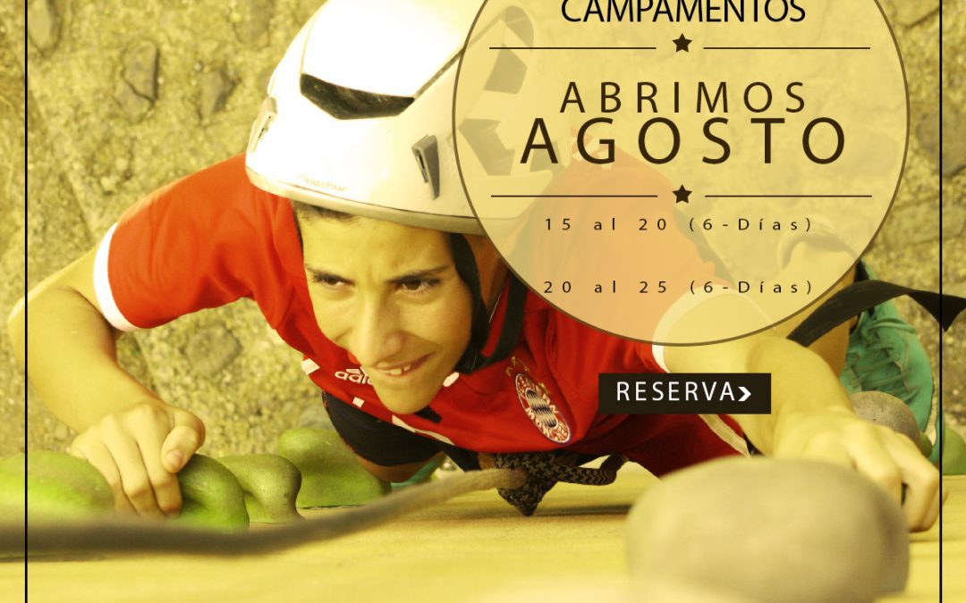 campamento en agosto