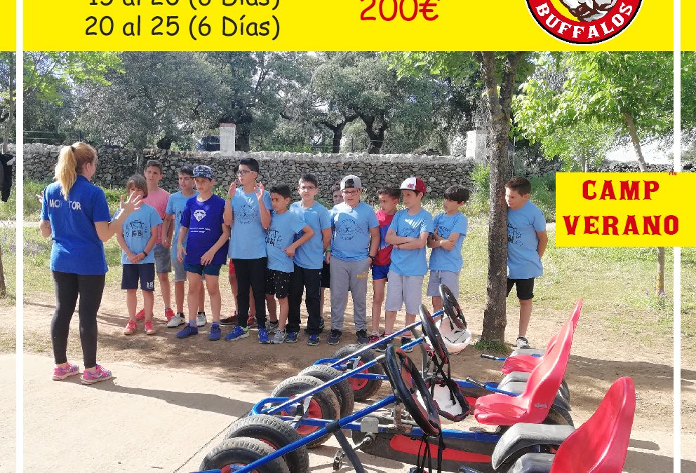 campamento en agosto
