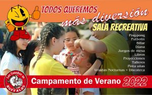 salón recreativo campamento