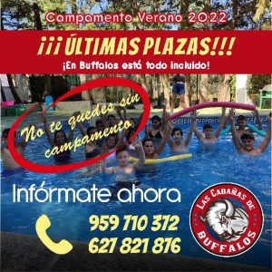 Ultimas plazas de campamento