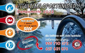 campamento para niños en Agosto