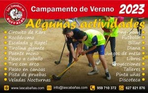 Actividades en campamento de verano