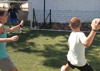 Balonmano en campamento