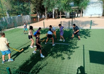 Rocódromo en campamento