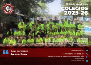 CAB_Ficha_Colegios_2025-26_Portada portada ficha campamento escolar 2025